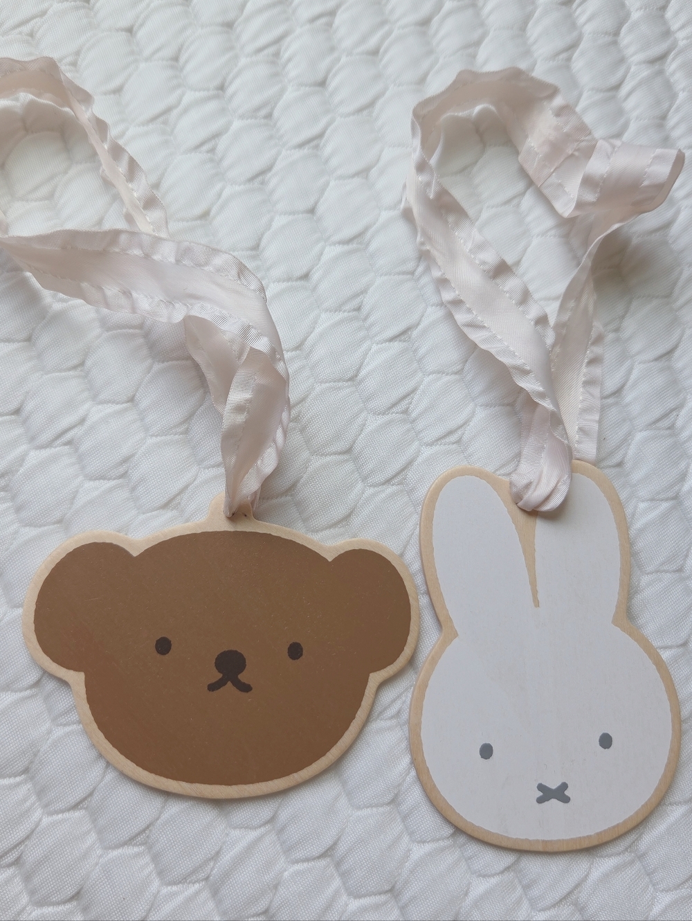 Miffy &  Boris Wooden Ornament Set – Made in Japan Rare natural